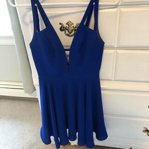 Navy mini dress